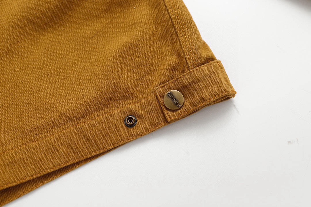 Carhartt Wipcahart Detroit Casual Coat: Classic Style, Premium Quality, Unisex, Black/Yellow, M-XL - 图片 9