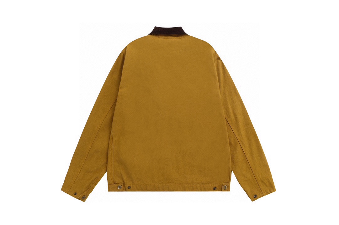 Carhartt Wipcahart Detroit Casual Coat: Classic Style, Premium Quality, Unisex, Black/Yellow, M-XL - 图片 2
