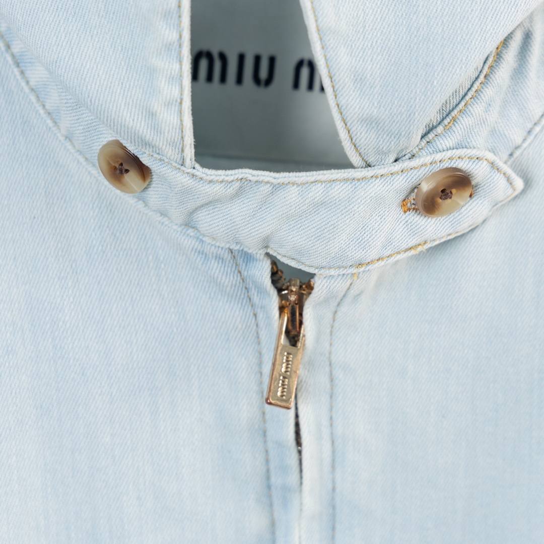 Trendy Unisex Light Blue Cowboy Coats for Summer in Sizes S-XL - 图片 4