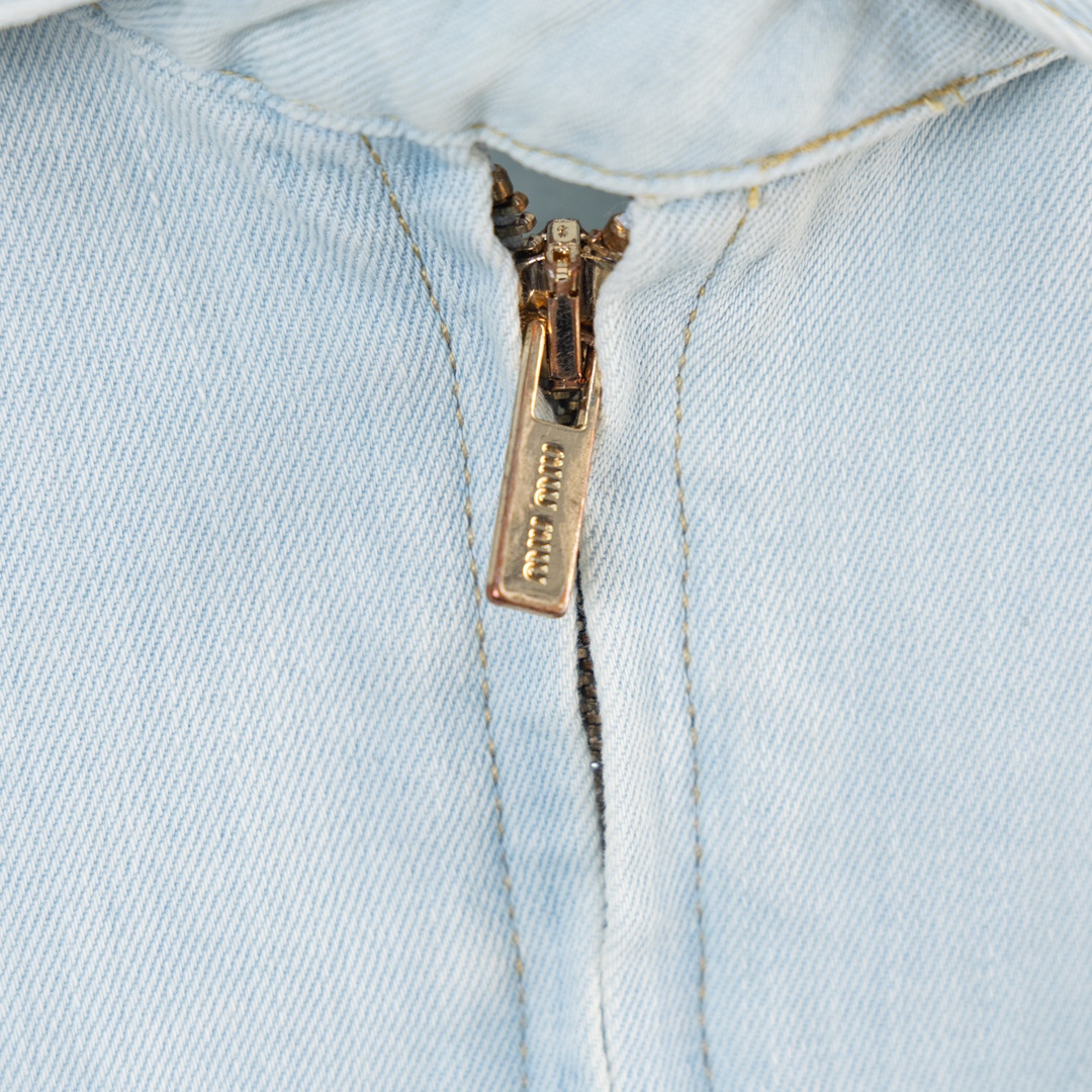 Trendy Unisex Light Blue Cowboy Coats for Summer in Sizes S-XL - 图片 5