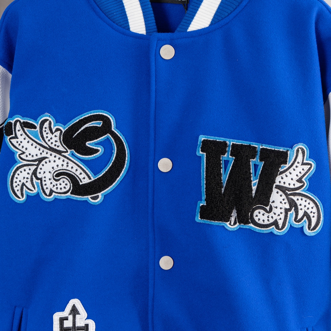 ADY31: OFF WHITE Baseball Jacket 2024s Trend Forecast for Men and Women - 图片 6