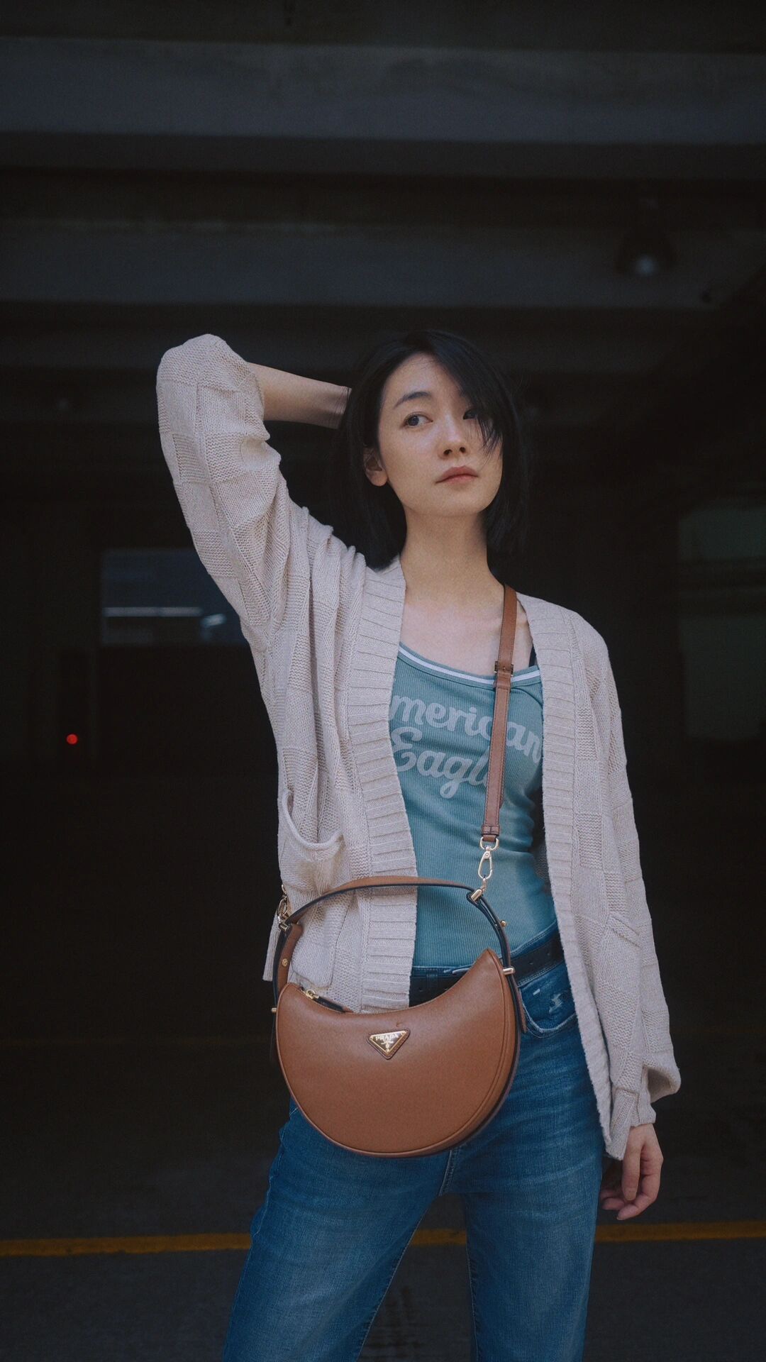 NO:208509,Buckle the long shoulder straps is another feeling, Prada [top original list], prada19860909扣上长肩带又是另一种感觉,普拉达【顶级原单】,prada,Bag