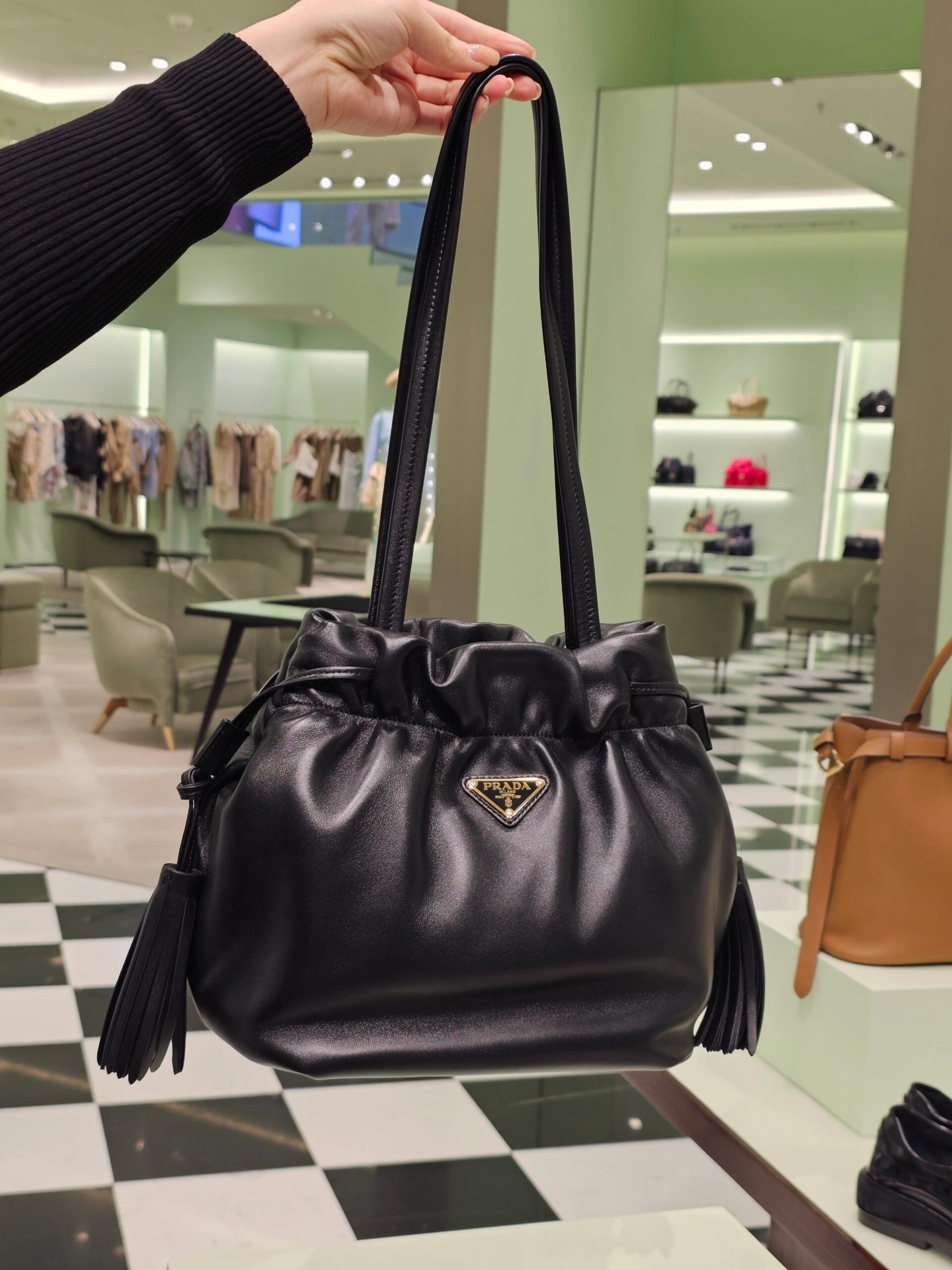 Cabinet picture prada debuts new lucky bag bag