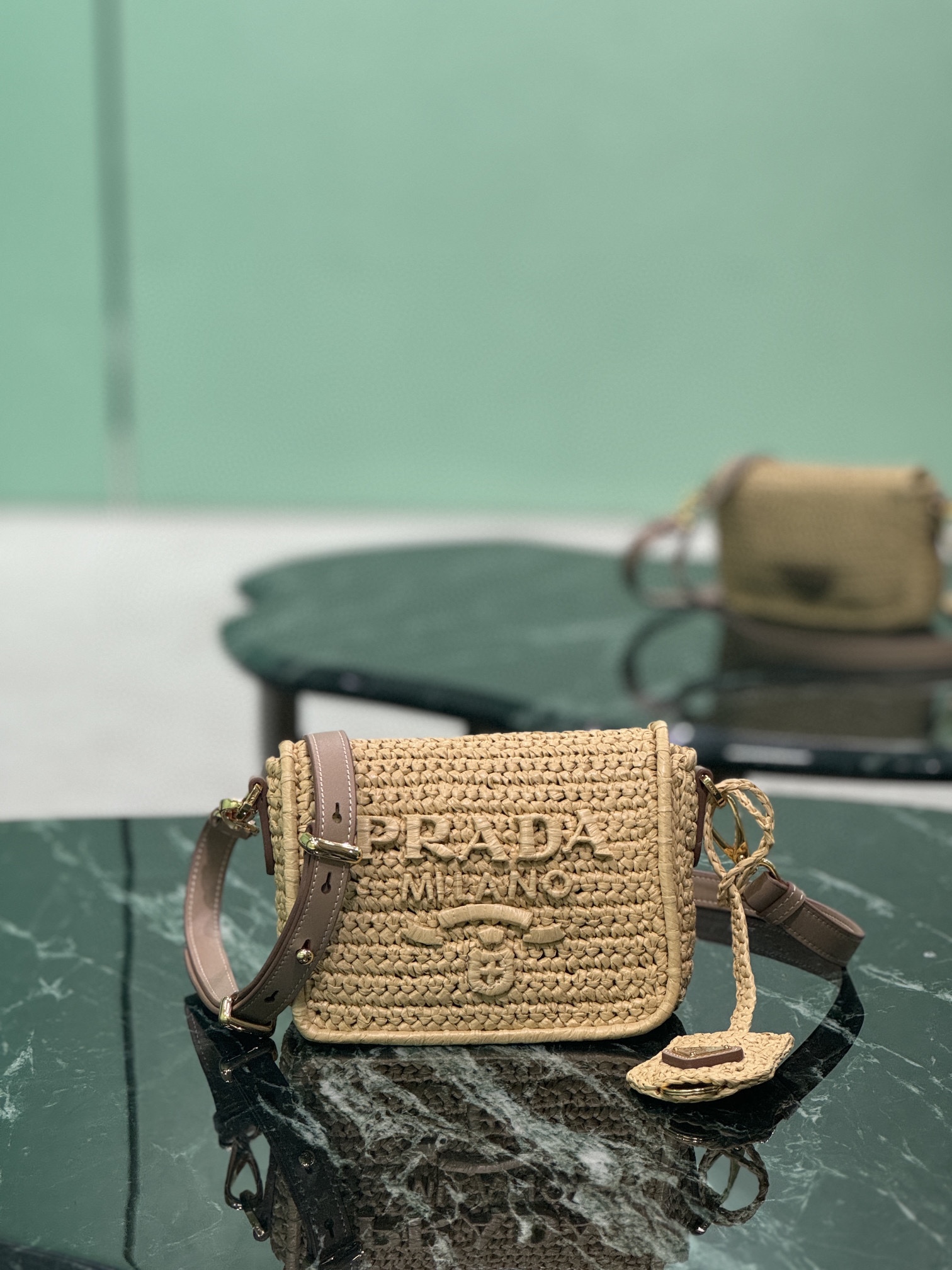 Prada Luxury Designer Handbag Shoulder Bag in fine calfskin