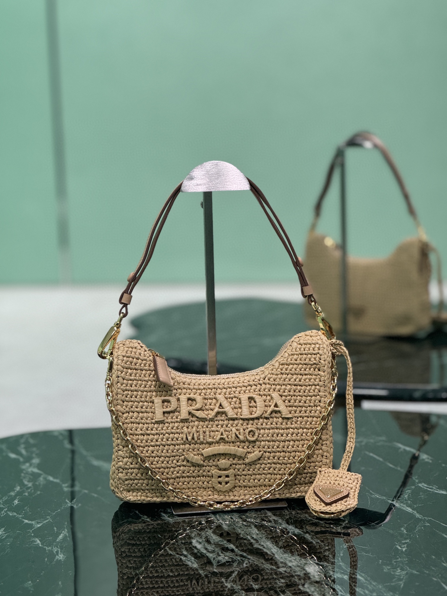 Prada Luxury Designer Handbag Shoulder Bag in fine calfskin