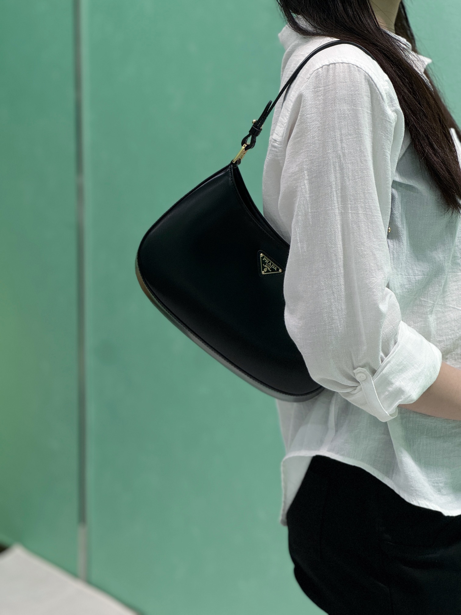 NO:208630,Take pictures of the upper body, Prada [top original list], prada19860909随拍上身图,普拉达【顶级原单】,prada,Bag