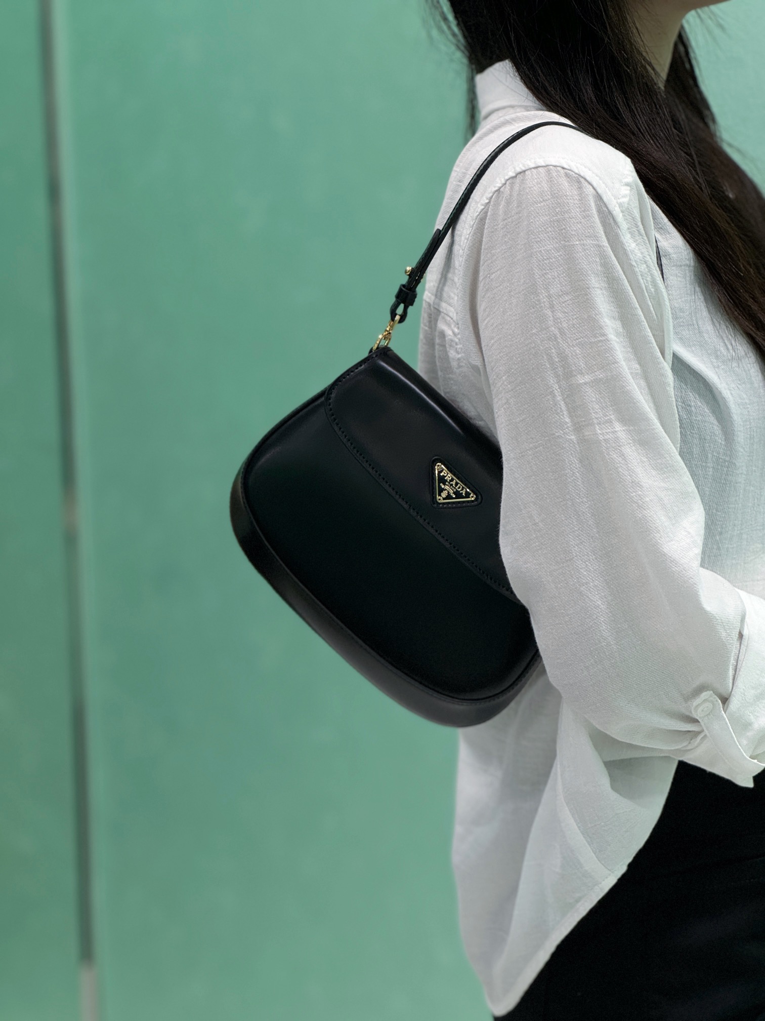 NO:208640,Take pictures of the upper body, Prada [top original list], prada19860909随拍上身图,普拉达【顶级原单】,prada,Bag