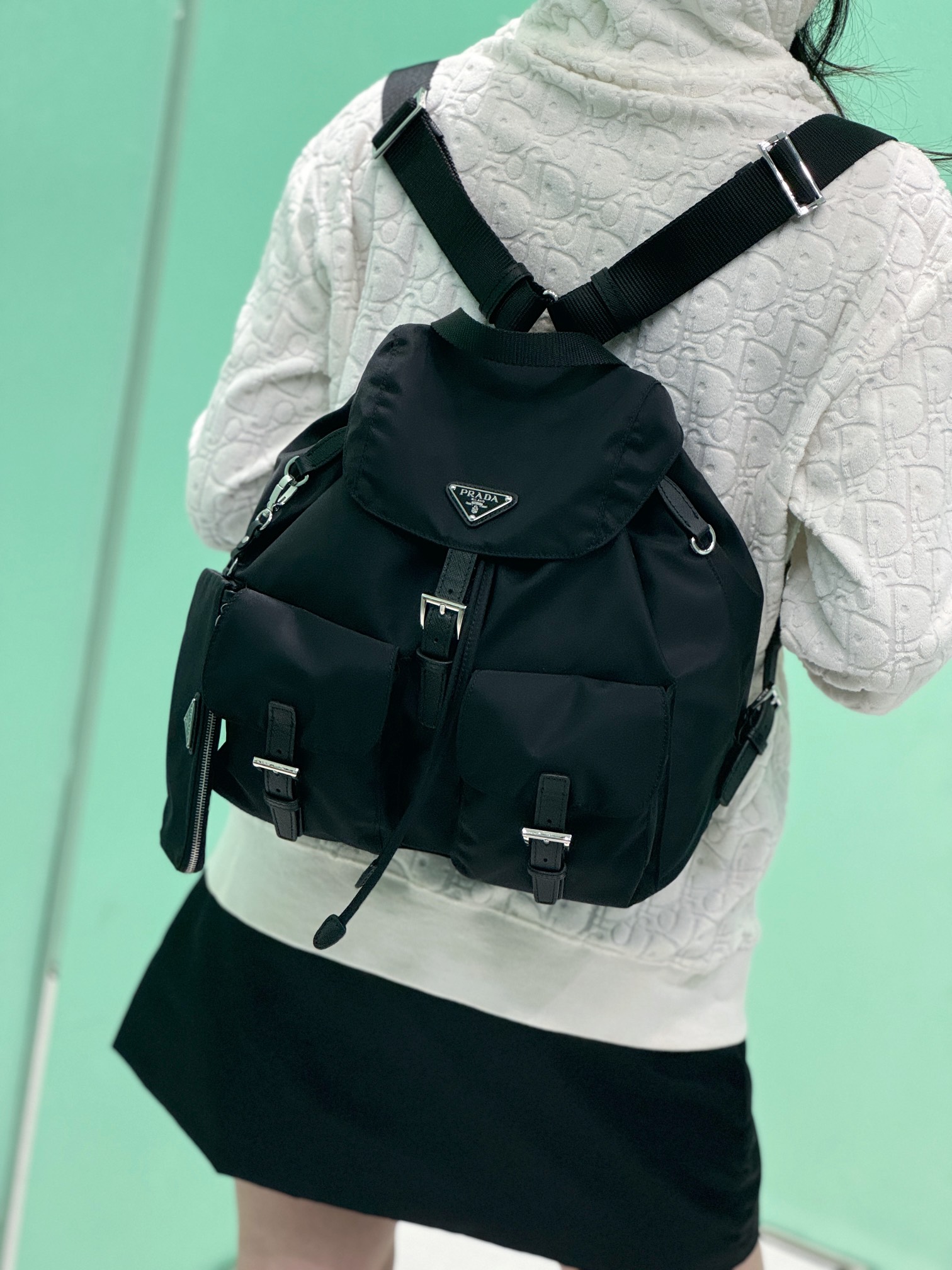 NO:210680,Take pictures of the upper body, Prada [top original list], prada19860909随拍上身图,普拉达【顶级原单】,prada,Bag