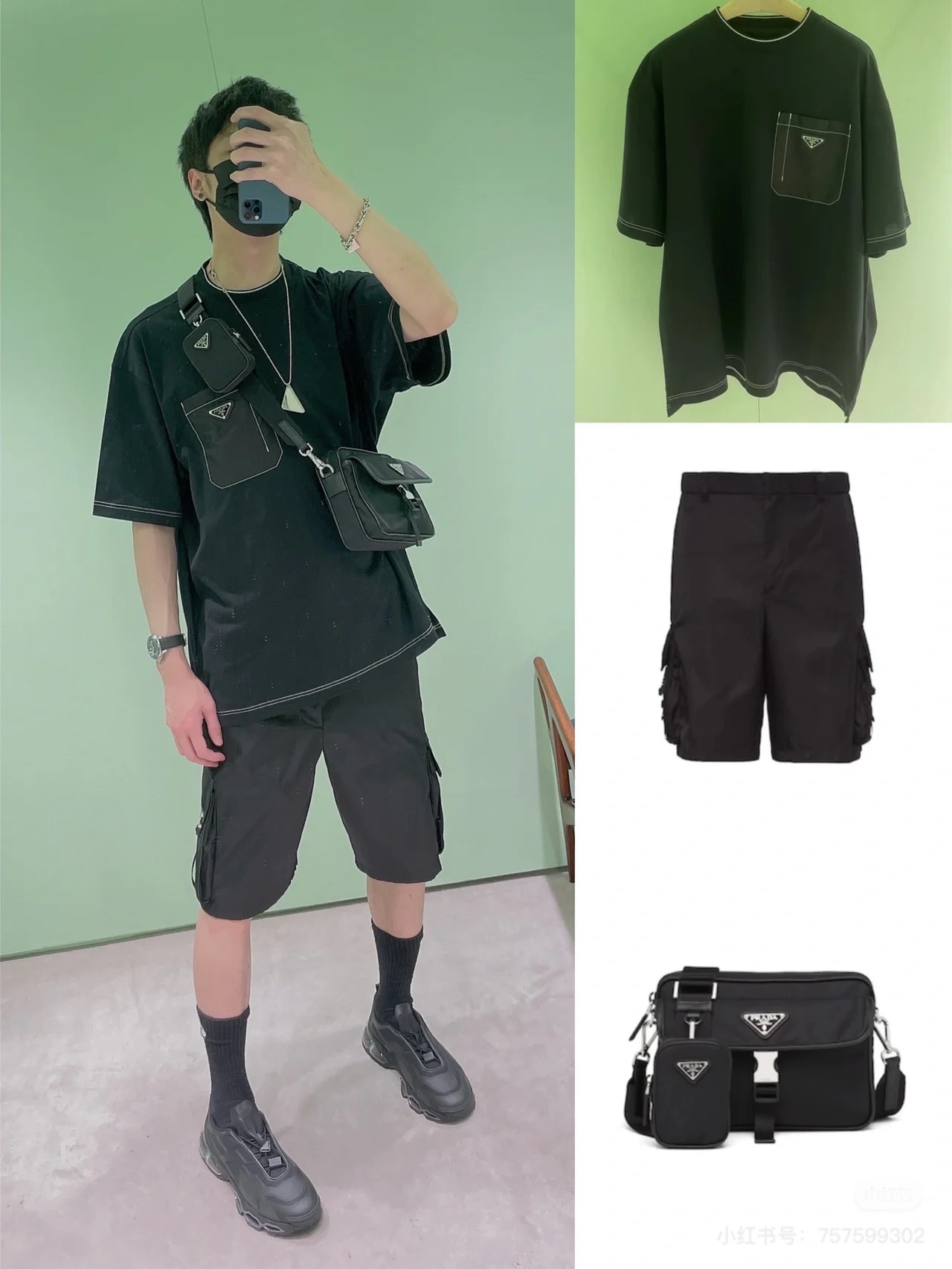 NO:575140,Versatile classic style, Prada [top original order], prada19860909百搭经典款,普拉达【顶级原单】,prada,Bag