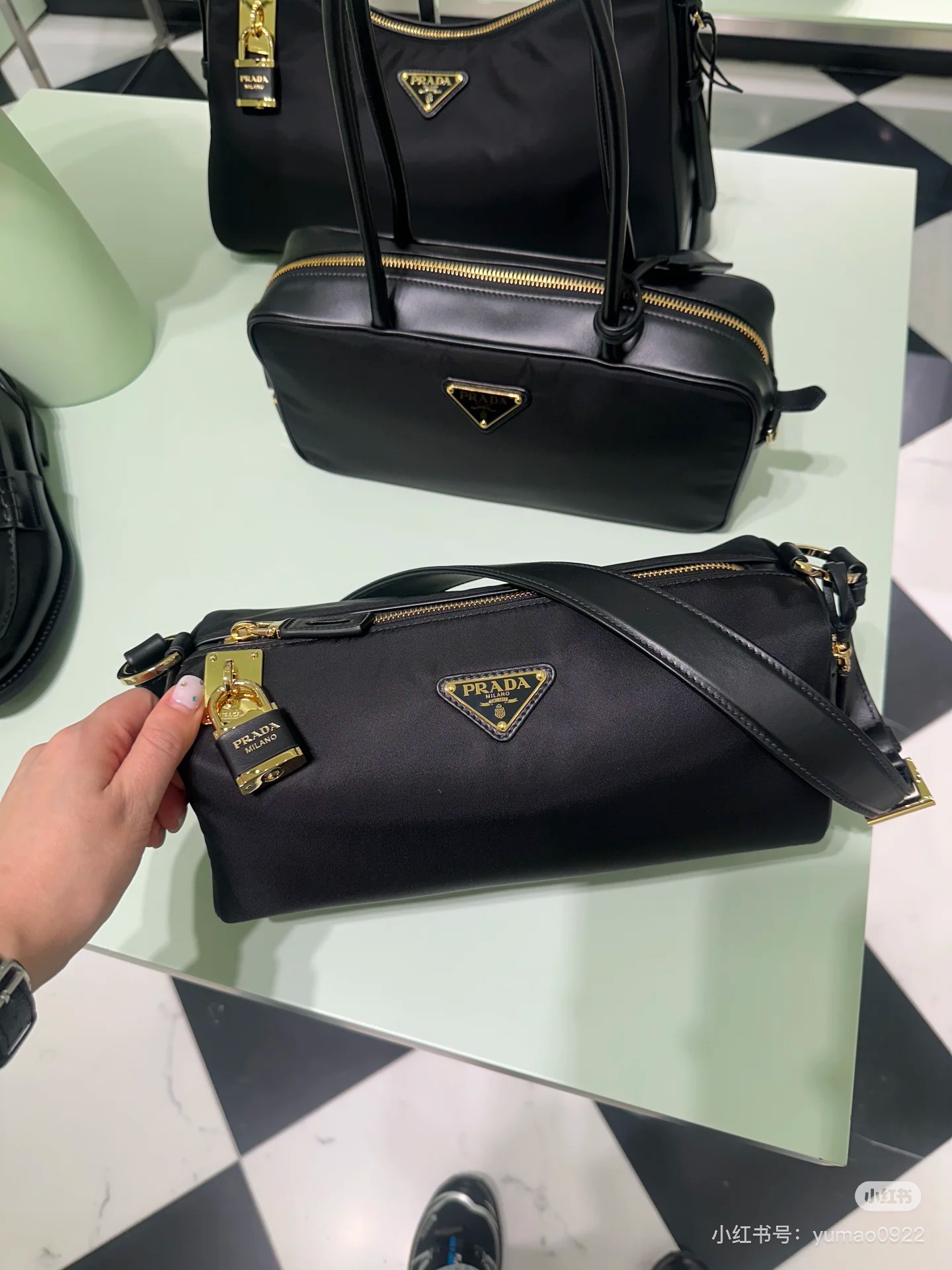 NO:208632,Cabinet picture, Prada [top original list], prada19860909柜图,普拉达【顶级原单】,prada,Bag