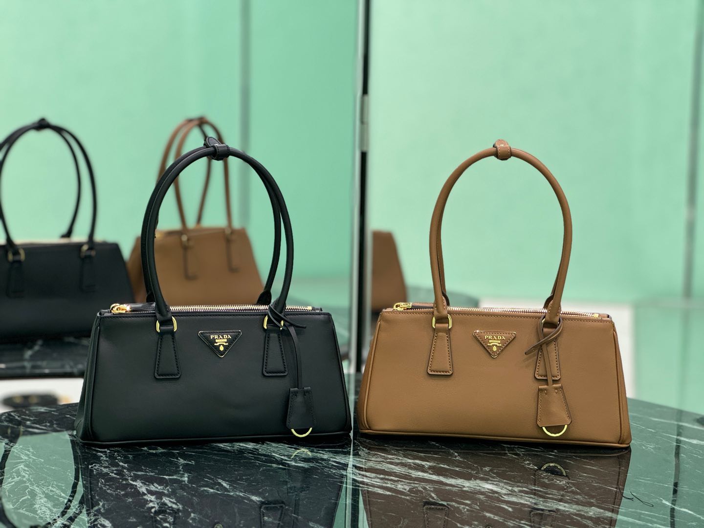 Prada black/brown