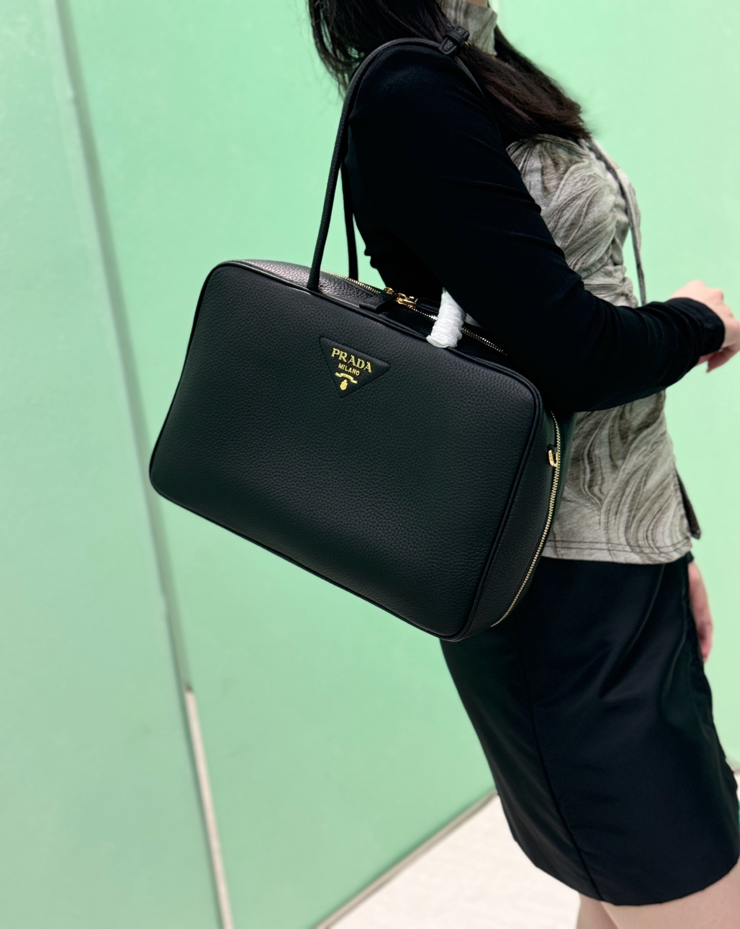 NO:574944,Casual upper body picture, Prada [top original single], prada19860909随拍上身图,普拉达【顶级原单】,prada,Bag