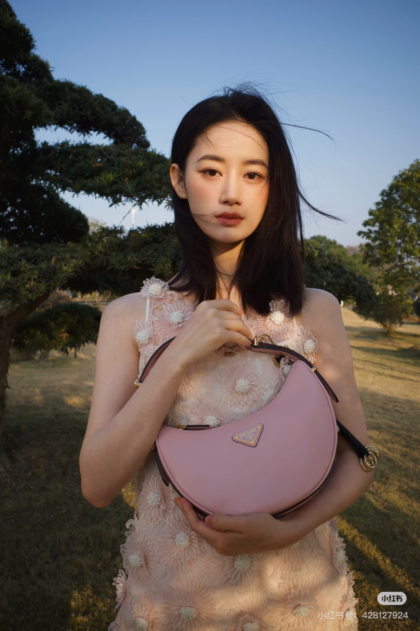 NO:208541,Pink is easy to match in summer~, Prada [top original list], prada19860909粉色跟夏天好搭~,普拉达【顶级原单】,prada,Bag