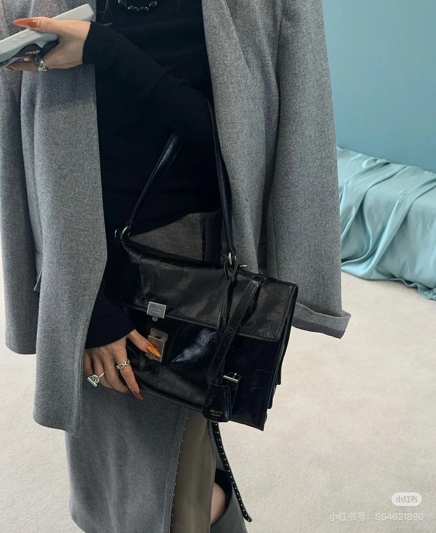 NO:211229,A little bright texture, Prada [top original list], prada19860909有点亮亮的质感,普拉达【顶级原单】,prada,Bag