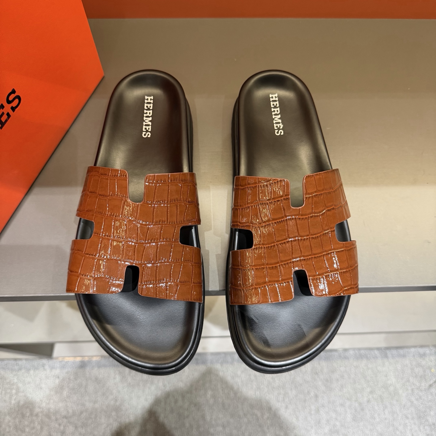 Hermes Style Leather Men's Shoes Lookbook Reference image 1