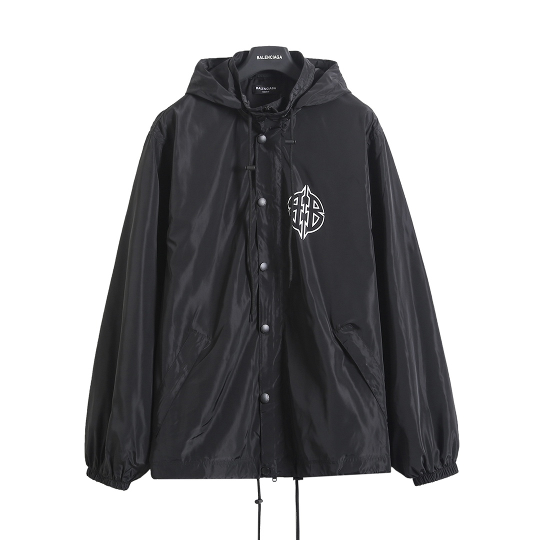 Balenciaga 25FW Metal Night View Waterproof Windbreaker Jacket