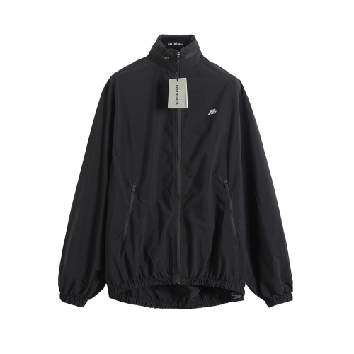 Balenciaga IB Logo Reflective Print Waterproof Windbreaker Jacket - Unisex 1 Balenciaga IB Logo Reflective Print Waterproof Windbreaker Jacket - Unisex