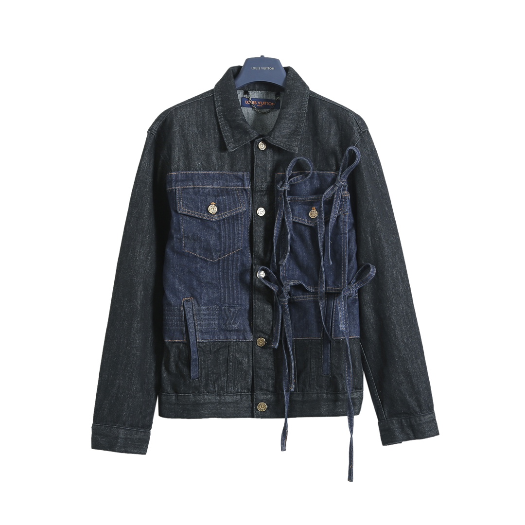 P95 Louis Vuitton 𝙇𝙤𝙪𝙞𝙨 𝙑𝙪𝙞𝙩𝙩𝙤𝙣 1V 26SS Chaqueta vaquera con correas Kunlun Mountains Lujo ligero Un artícu…