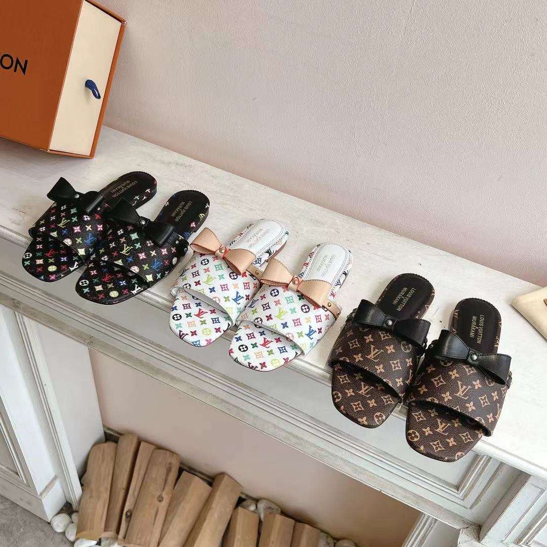 NO:230866,Louis Vuitton x Takashi Murakami | 20th Anniversary Reprint Series Newly Unveiled 35-43. Like rubber soles, genuine leather soles, slippers, louis vuitton, slippers19860909路易威登 x 村上隆|二十周年再版系列全新亮相35-43.像胶底.真皮底,拖鞋,louis vuitton,slippers,Women's Shoes