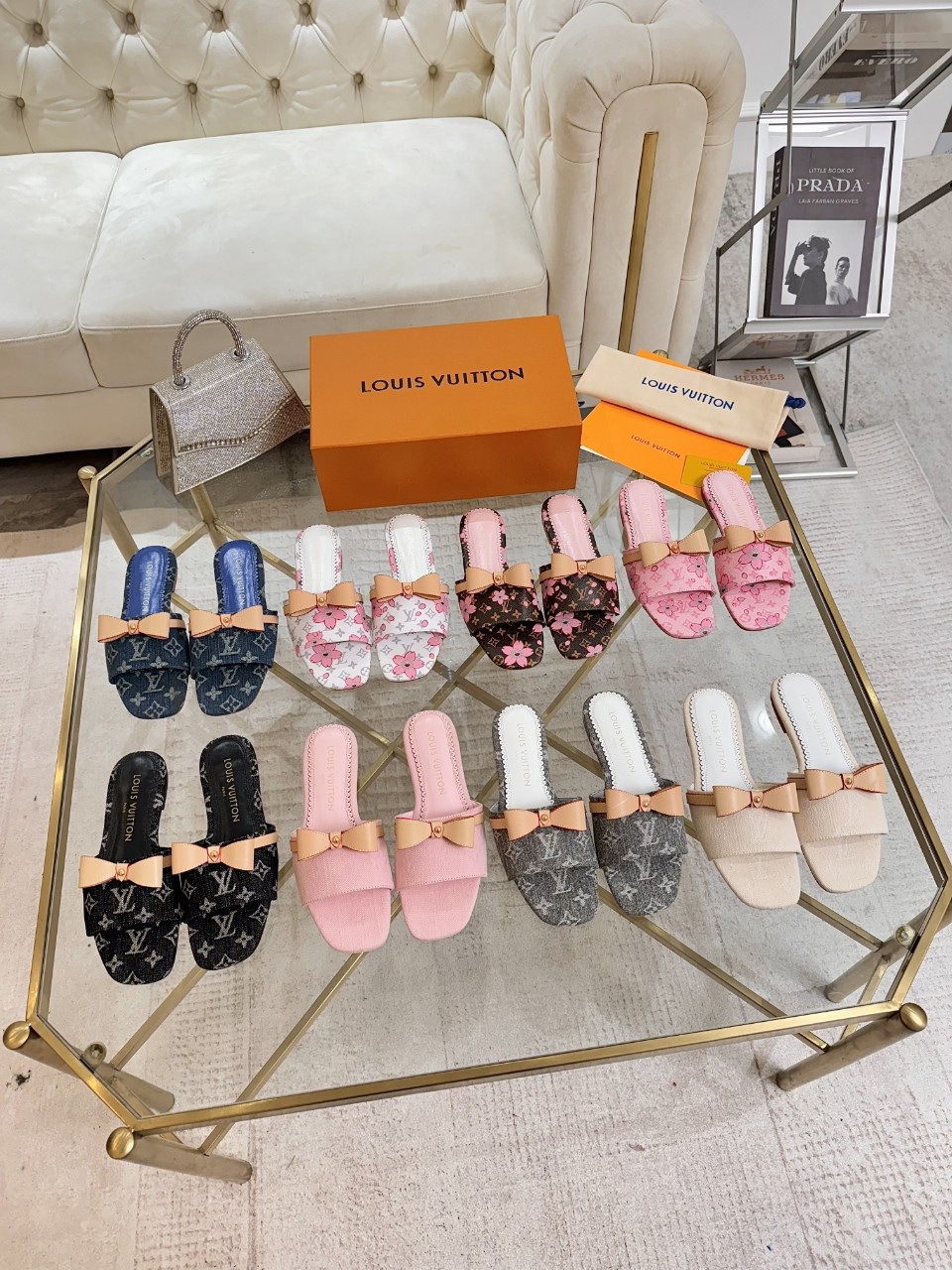 NO:240527,Lv denim jacquard slippers, 65-43 leather soles, slippers, louis vuitton, slippers19860909Lv牛仔提花拖鞋, 65-43 皮底,拖鞋,louis vuitton,slippers,Women's Shoes