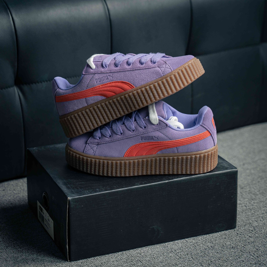 [Puma Series]PumaCreeperPhatty"LavenderBurntRed" platform cake bread version s