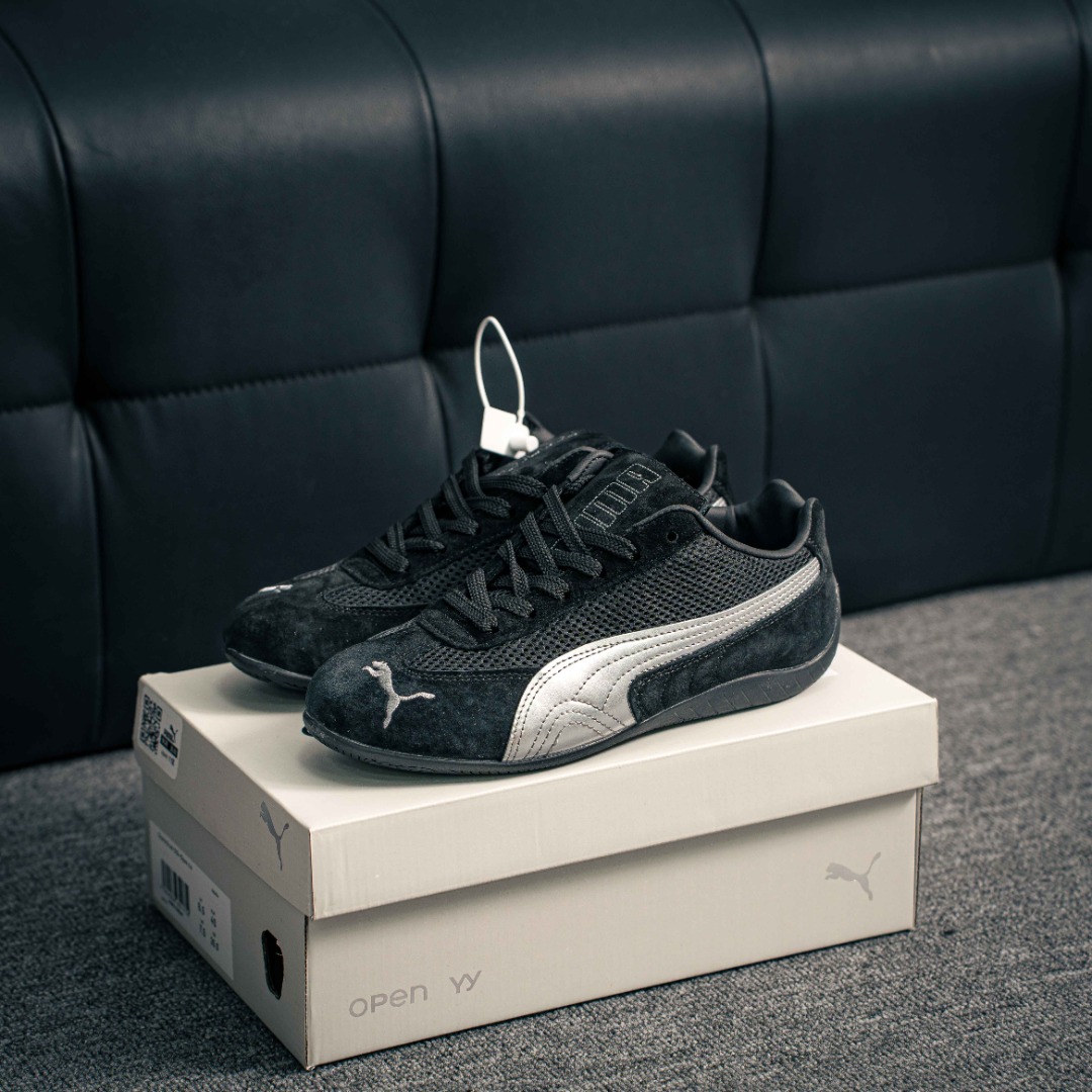 [Puma Series]PumaSpeedcatOGopenYY Black Puma Rome Amor series retro sports and