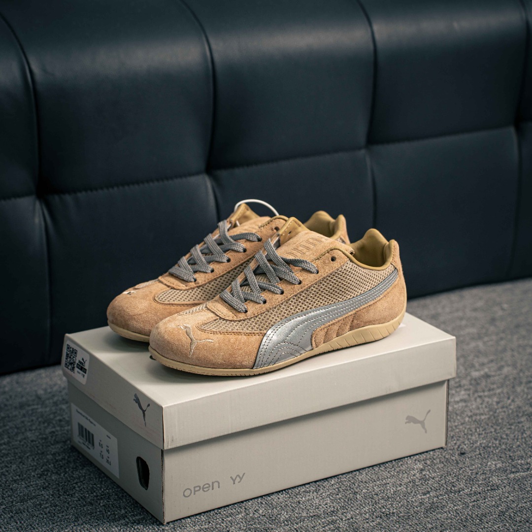 [Puma Series] The side of the main avant-garde retro Roma shoes has a retro s