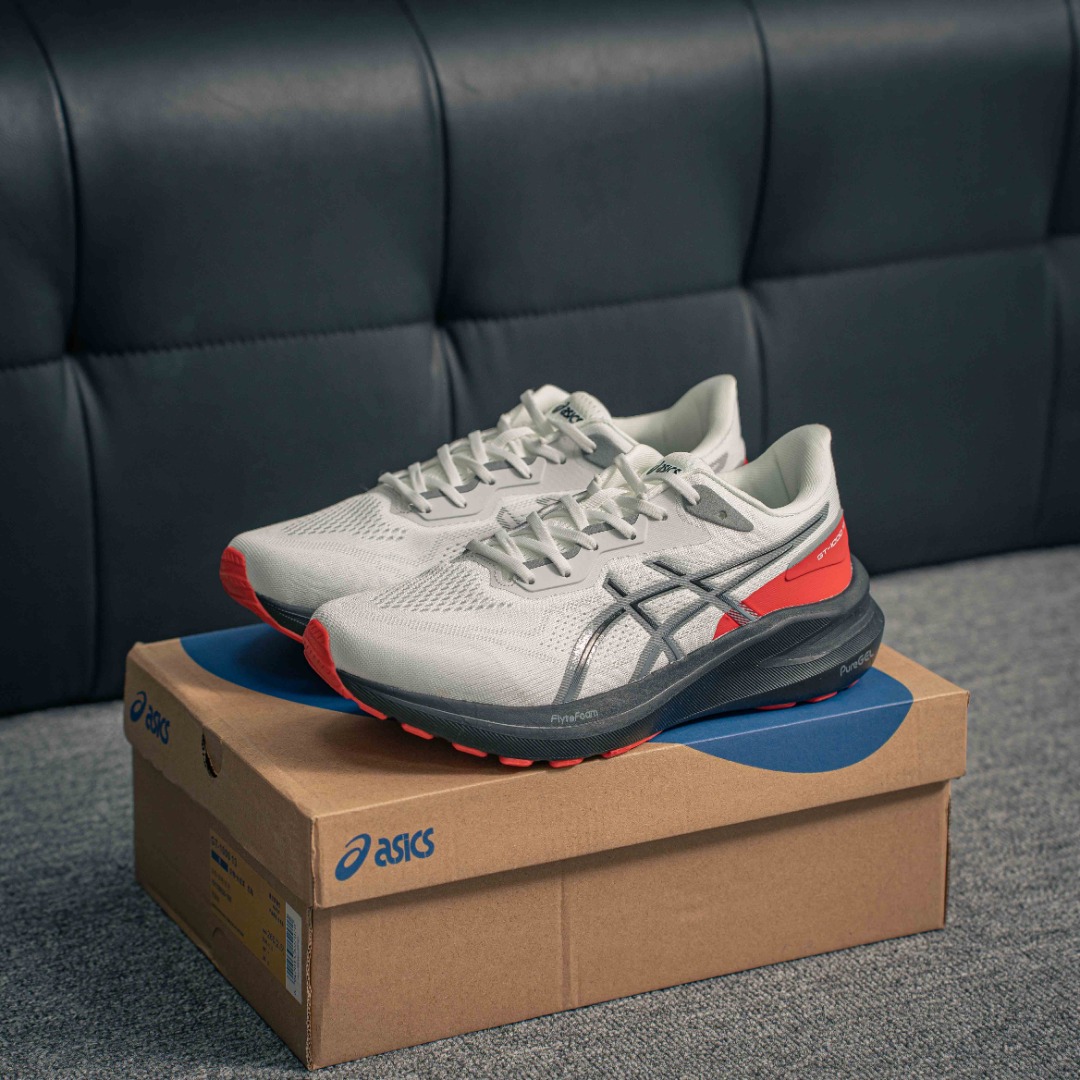 核心私 Asics GT-1000 13 GTX 舒适 织物合成革减震防滑耐磨 低帮越野跑步鞋 货号:1011B858-100