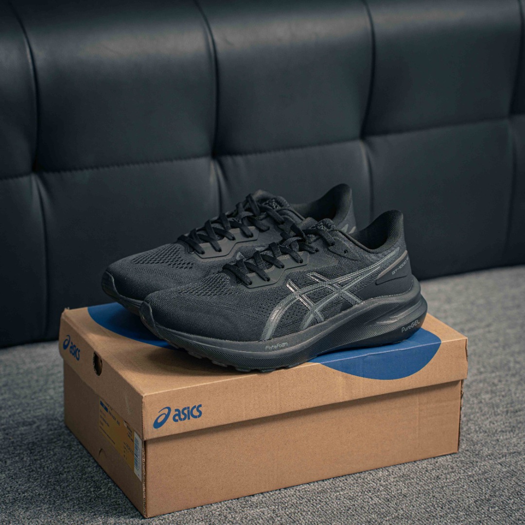 核心私 Asics GT-1000 13 GTX 舒适 织物合成革减震防滑耐磨 低帮越野跑步鞋 货号:1011B858-004