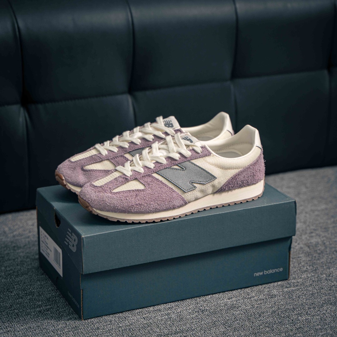 核心私 New Balance NB 471系列 织物牛剖层革 复古时尚 防滑耐磨低帮 生活休闲鞋 货号:U471AL