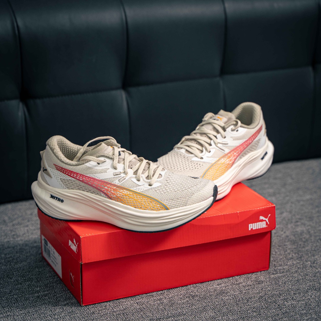 核心私 Puma Deviate NITRO Elite Mag Max 彪破精英顶缓系列低帮氮气超轻量竞速休闲运动慢跑鞋 货号:309707 03