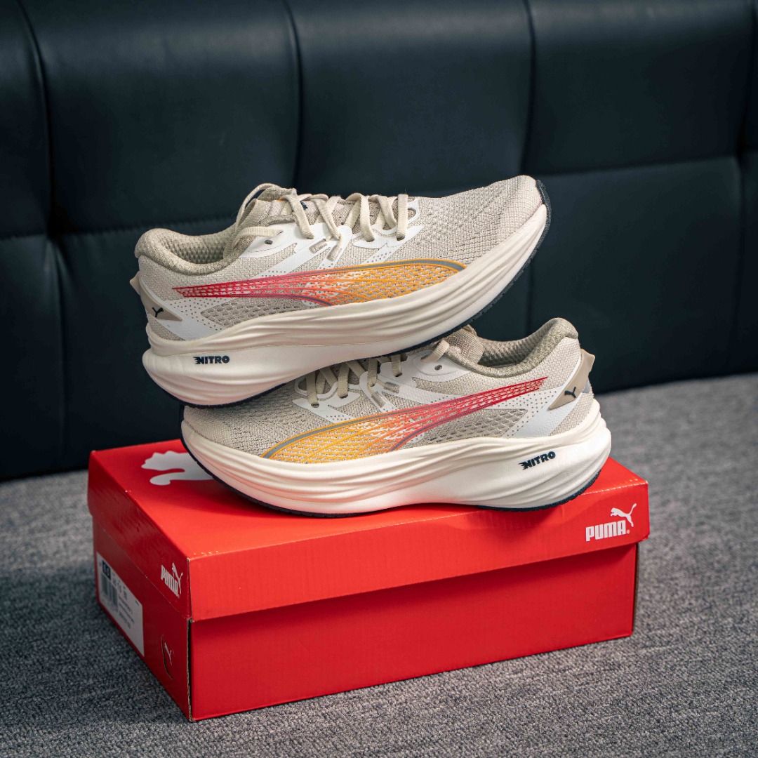 核心私 Puma Deviate NITRO Elite Mag Max 彪破精英顶缓系列低帮氮气超轻量竞速休闲运动慢跑鞋 货号:309707 03