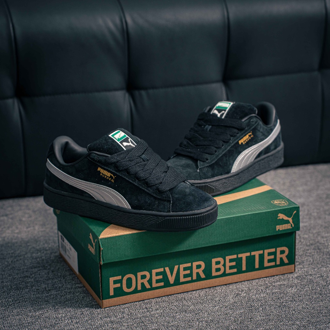 💰170      核心私

Puma Suede XL复古单品
彪马 防滑耐磨低帮德训板鞋
货号：401413 01
尺码：39 40 40.5 41 42 42.5 43 44 45
1433