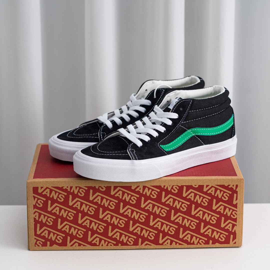 [Vans Series]Little Red Book hit VansSk8Mid Vance Gang seriesClassic mid-to