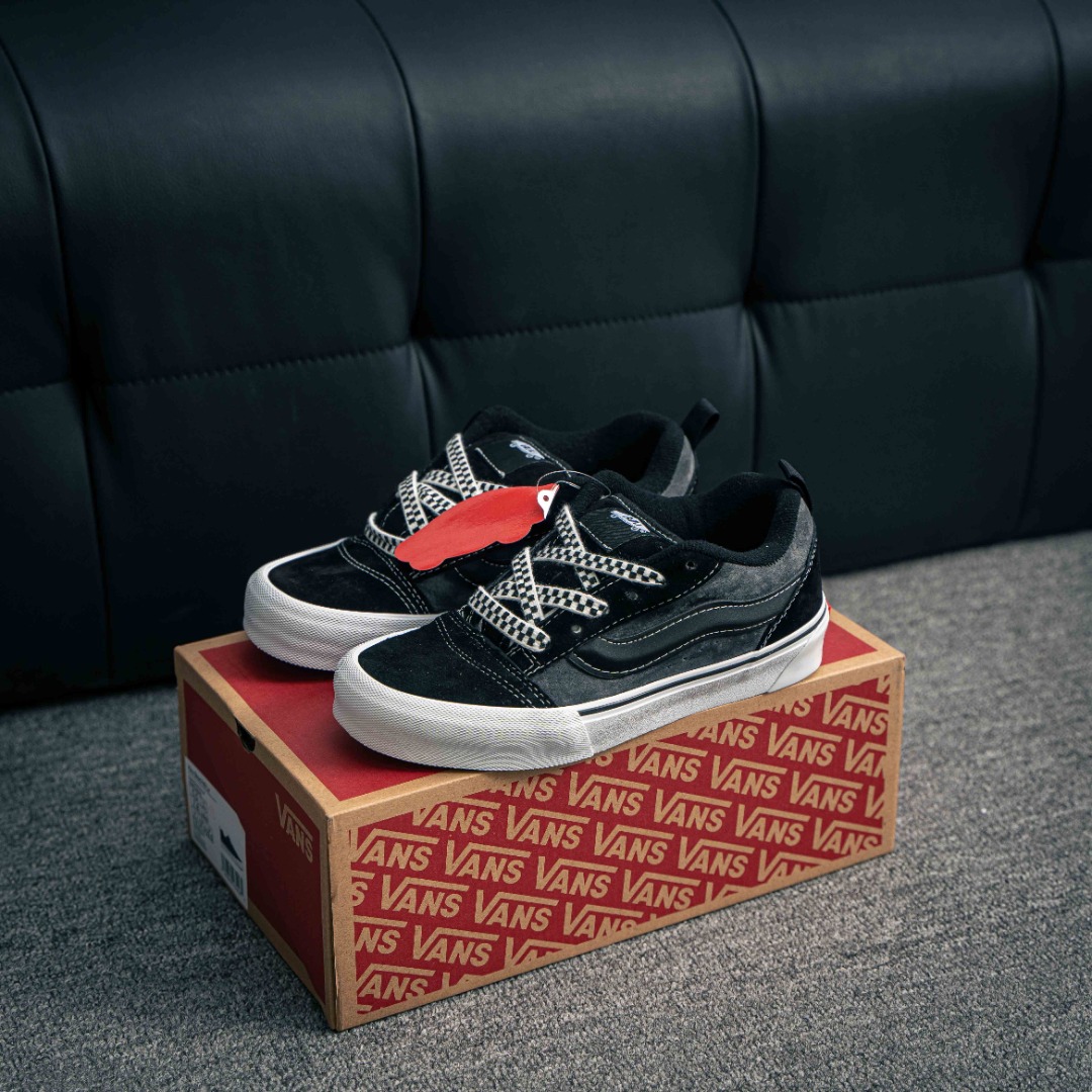 [Vans Series]VansKnuSkool bread shoes new color schemeFat version of the th