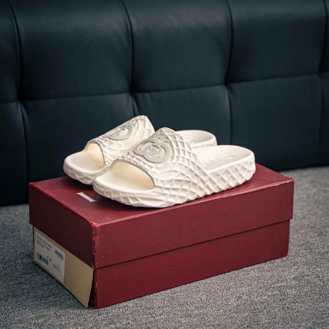 [Sandals and Slippers Series]Gucci Gucci 5D embossed one-in-one slippers, clas