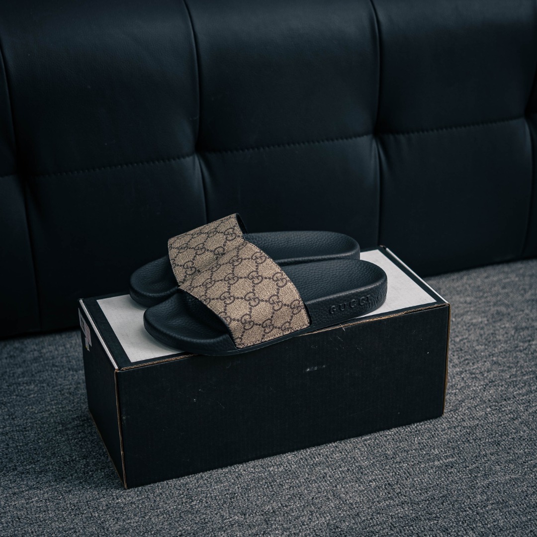 [Sandals and Slippers Series]Guangdong Original Factory Gucci GucciLeatherslid