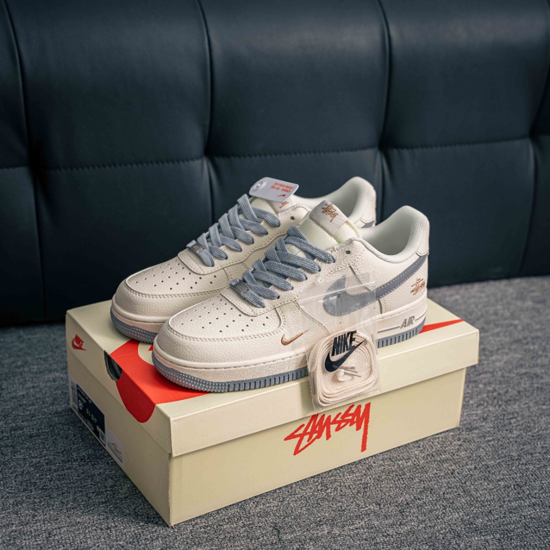 [Air Force Series]Air Force One low Stucy gold standard white gray AirForce1 O