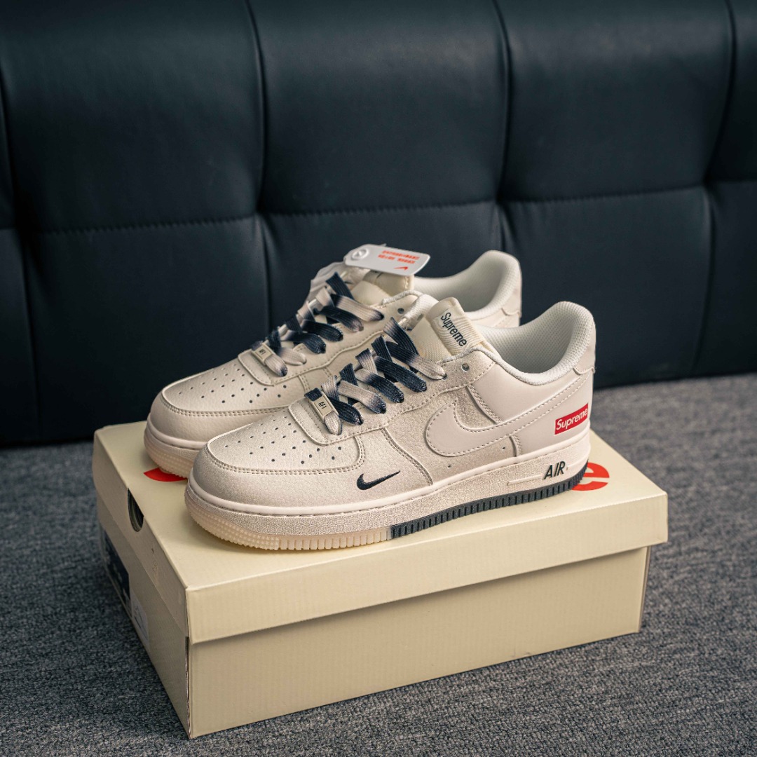 [Air Force Series]Air Force One low black and white gradient supAirForce1 Orig
