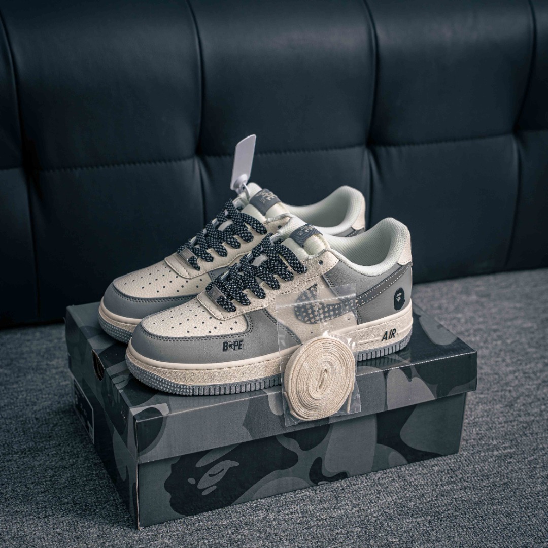 [Air Force Series]Air Force One lowbape head Air Force 1 Original grade origi