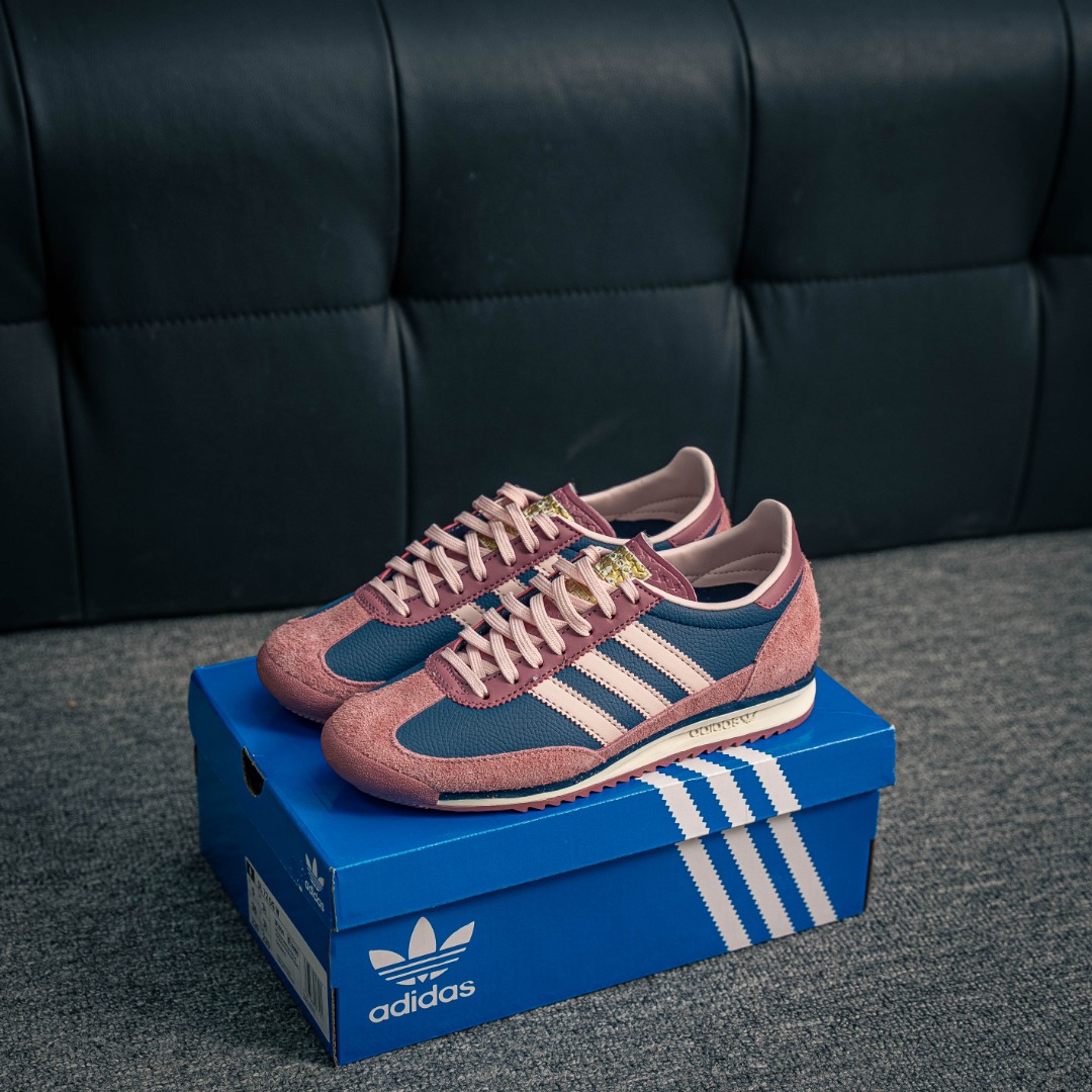[Adidas Originals Series] The upper is made of suede and nylon to combine com