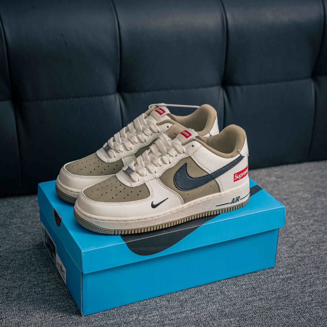 [Air Force Series]Air Force One low white green black supAir Force 1 Original