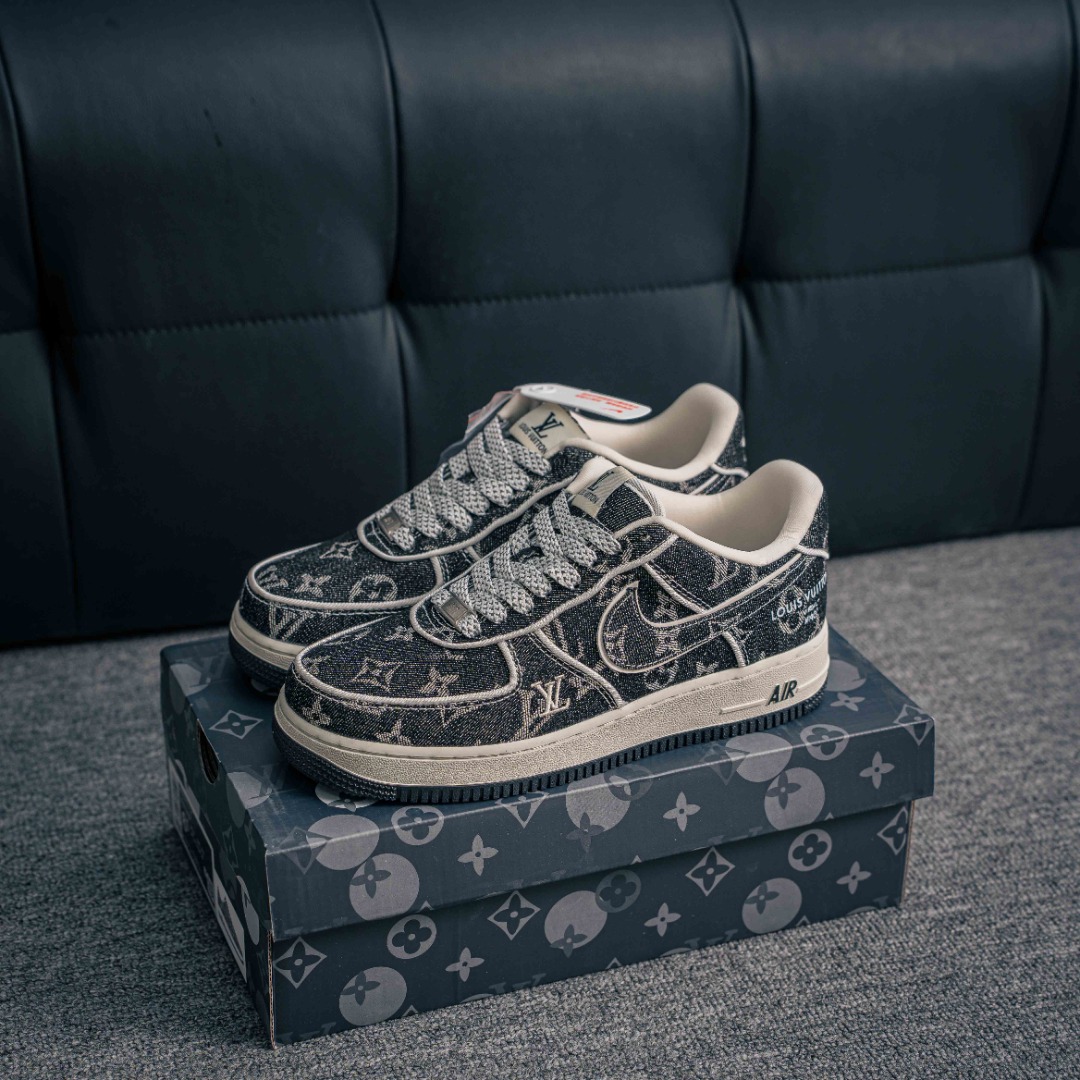 [Air Force Series]Air Force One low denim lvAirForce1 Original grade original