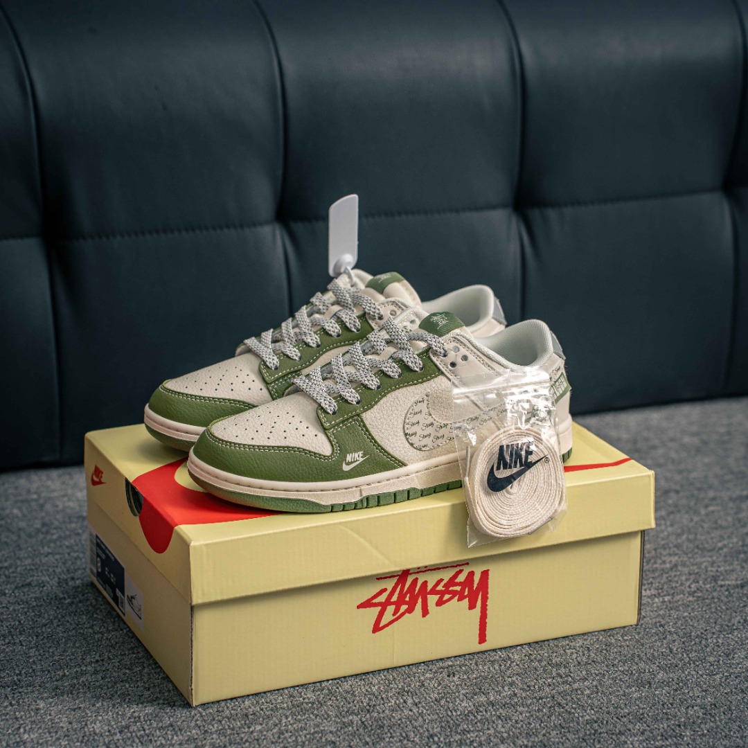 [Dunk Series]NikeDunklow Stucy white and green complete original lasts and ori
