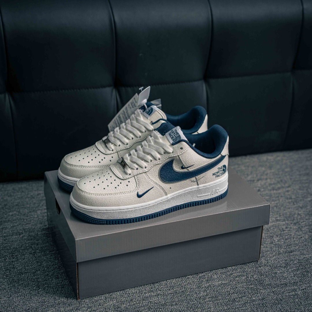 [Air Force Series]Air Force One low North Series White Blue AirForce1 Original