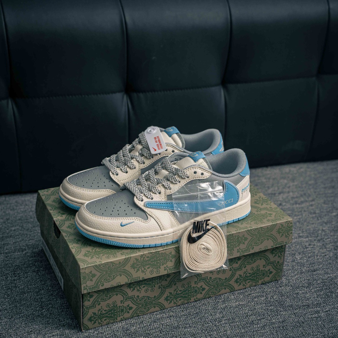 [AJ Series]Joe 1 low-cut barb low Gucci AirJordan1 Jordan basketball shoes for