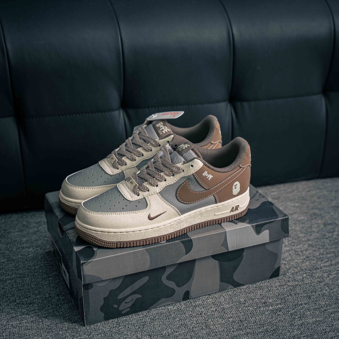 [Air Force Series]Air Force One lowbape head AirForce1 Original grade original