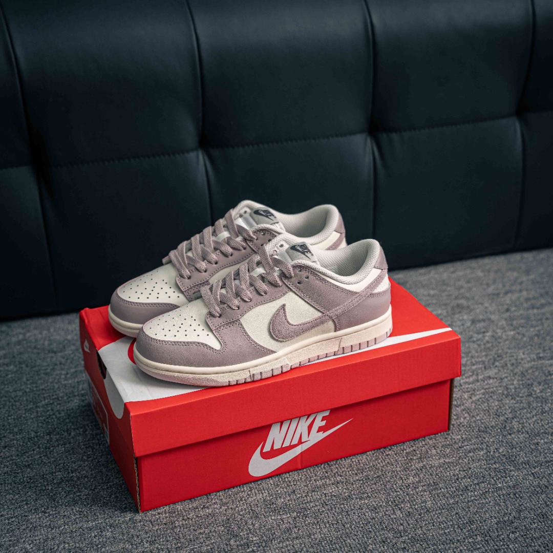 [Dunk Series]NikeDunklow light purple white complete original last mold strive