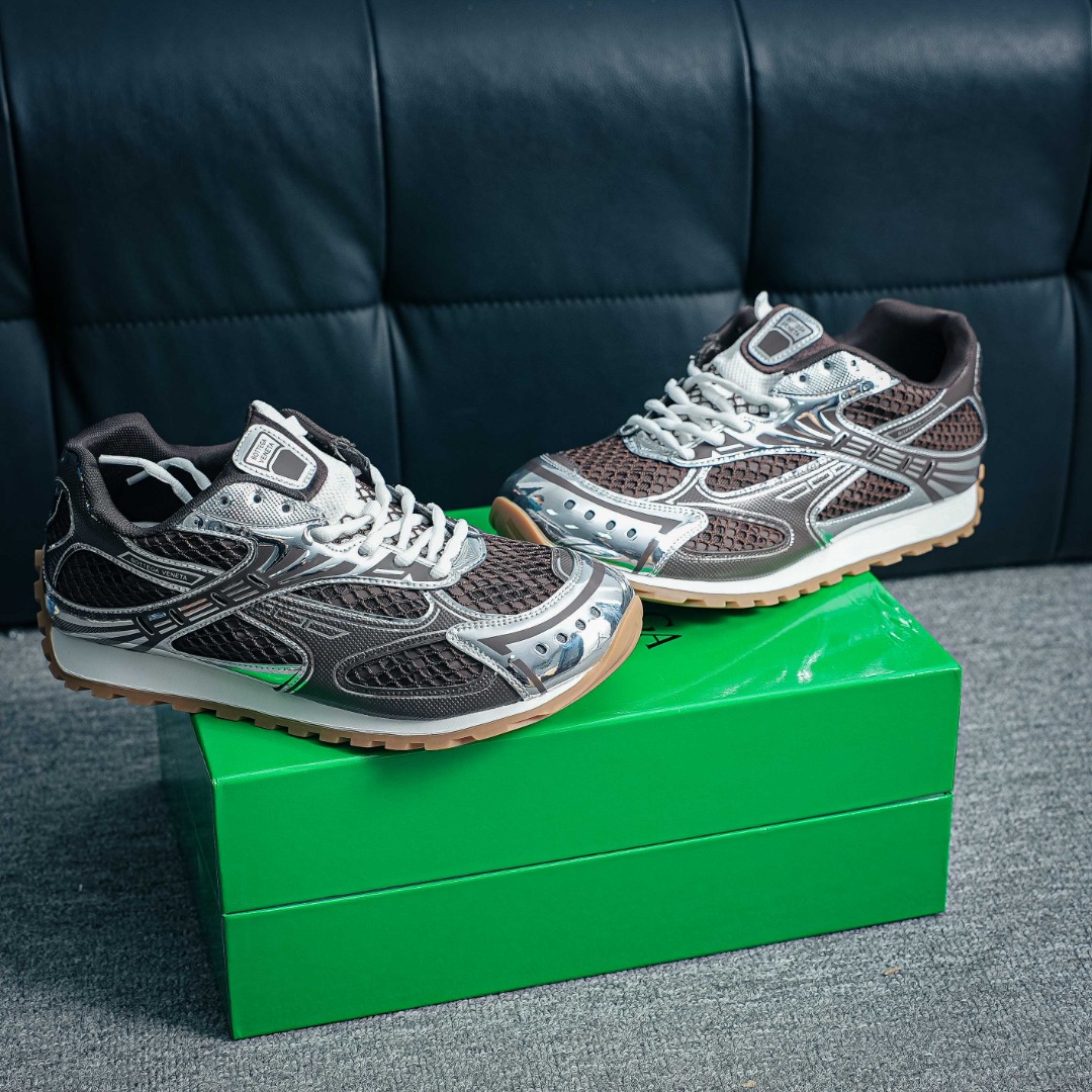 300 意大利奢侈品牌-宝缇嘉/葆蝶家-Bottega Veneta Orbit Lace-up Runner BV葆蝶家时尚休闲王一博同款老爹鞋运动鞋