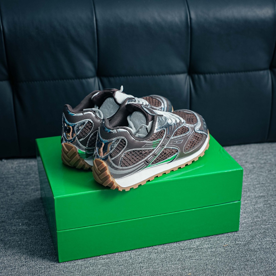 300 意大利奢侈品牌-宝缇嘉/葆蝶家-Bottega Veneta Orbit Lace-up Runner BV葆蝶家时尚休闲王一博同款老爹鞋运动鞋